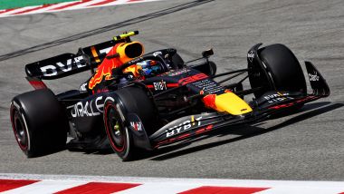 F1 GP Spagna 2022, Barcellona: Juri Vips al volante della Red Bull RB18 nelle FP1
