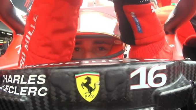 F1 GP Spagna 2023, Barcellona: Charles Leclerc (Scuderia Ferrari) dopo l'eliminazione in Q1 | Foto: Twitter @F1