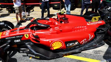 F1 GP Spagna 2023, Barcellona: le novità della Ferrari SF-23 montate sulla monoposto di Carlos Sainz