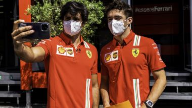 F1, GP Stiria 2021: Carlitos e Charles Leclick