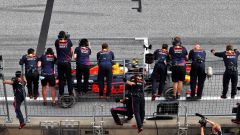 L'esultanza di Verstappen che non piace alla FIA