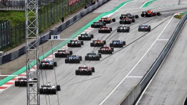 F1 GP Stiria 2021, Spielberg: la partenza della gara