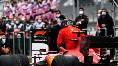 F1 GP Turchia 2020, Istanbul: Sebastian Vettel (Scuderia Ferrari) dopo il traguardo