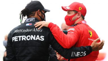 F1, GP Turchia 2020: Lewis Hamilton (Mercedes) e Sebastian Vettel (Ferrari)