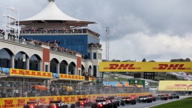 F1, GP Turchia 2021: la partenza della gara