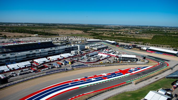 F1 GP Usa 2022, Austin: atmosfera del circuito | Foto: Twitter @ScuderiaFerrari