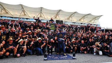 F1 GP Usa 2022, Austin: la festa Red Bull per la vittoria del titolo Mondiale Costruttori