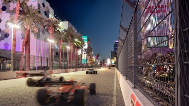 F1, i primi render 3D della pista del GP Las Vegas 2023