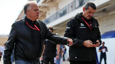 F1: il proprietario della squadra Gene Haas con il team principal Gunther Steiner