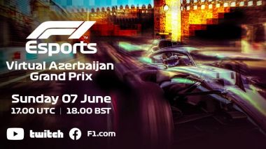 F1, la locandina del Virtual GP di Azerbaijan 2020