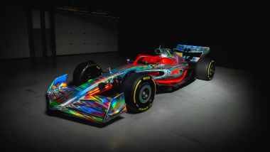 F1, le immagini in studio del concept della monoposto F1 2022 
