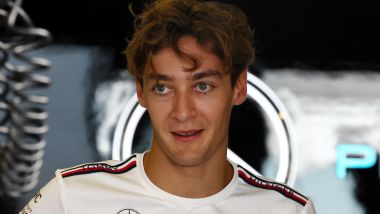 F1 Pirelli Test Abu Dhabi 2023, Yas Marina: George Russell (Mercedes AMG F1)