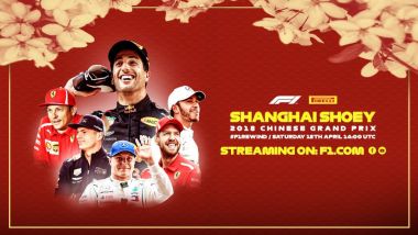 F1 Rewind, la locandina del Gp Cina 2018 in diretta su YouTube