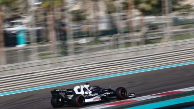 F1 Test Abu Dhabi 2021: Liam Lawson al volante dell'AlphaTauri AT02