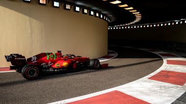 F1, test Abu Dhabi 2021: Robert Shwartzman con la Ferrari e gomme da 13 pollici