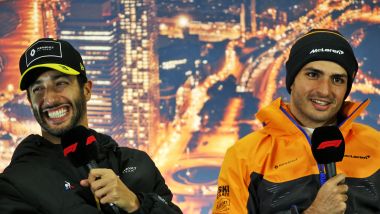 F1 Test Barcellona 2020: Daniel Ricciardo (Renault) e Carlos Sainz (McLaren) 