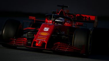 F1 Test Barcellona 2020: la Ferrari SF1000 di Sebastian Vettel