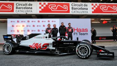 F1 Test Barcellona 2020: la presentazione della Haas VF-20