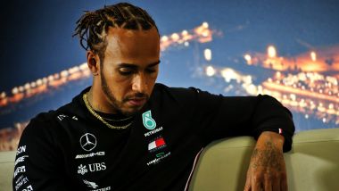 F1 Test Barcellona 2020: Lewis Hamilton (Mercedes) in conferenza stampa