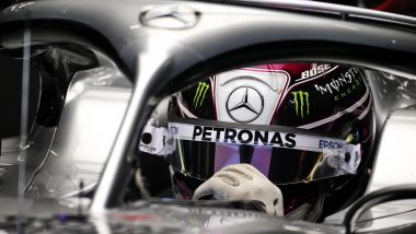 F1, test Barcellona 2020: Lewis Hamilton (Mercedes)