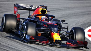 F1 Test Barcellona 2020: Max Verstappen alla guida della Red Bull RB16 