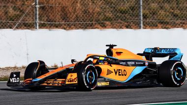 F1 Test Barcellona 2022, Lando Norris (McLaren)