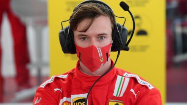 F1, test Ferrari Fiorano 2021: Callum Ilott