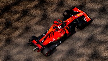F1 Test Pirelli Abu Dhabi 2019, Yas Marina: Sebastian Vettel (Ferrari)