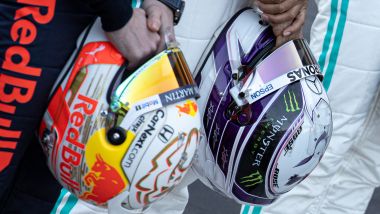 F1 Testing: Max Verstappen (Red Bull) e Lewis Hamilton (Mercedes)