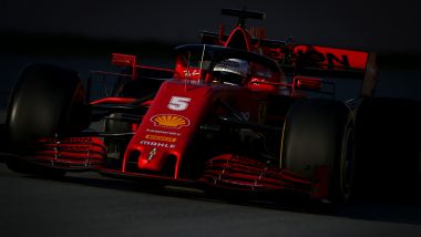 F1 Testing: Sebastian Vettel (Ferrari)