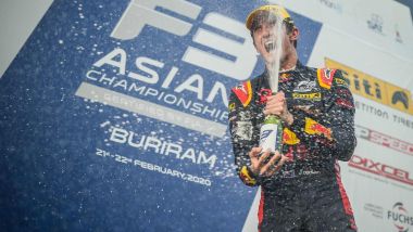F3 Asia 2020, Buriram: il vincitore di gara-3, Jack Doohan (figlio del mitico Mick Doohan)