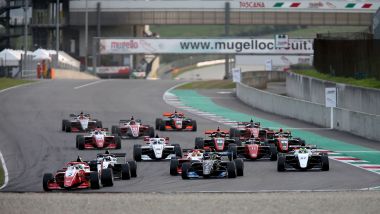 F3 Regional, Mugello: la partenza di gara-1