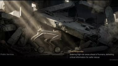 Faraday Future: FX Aegis robot quadrupede per sicurezza e sorveglianza