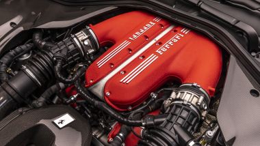 Ferrari 12Cilindri: il motore V12 aspirato di 6,5 litri eroga 830 CV/9.500 giri