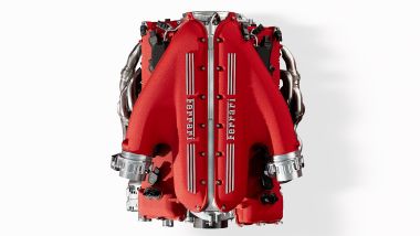 Ferrari 12Cilindri Spider, il motore V12 da 6,5 litri