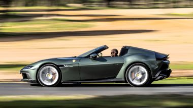 Ferrari 12Cilindri Spider, vista laterale