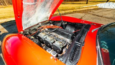 Ferrari 250 GTO replica by McBurnie Coachcraft, il vano motore