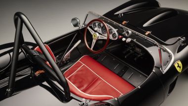 Ferrari 250 Testa Rossa J: l'abitacolo perfettamente replicato in scala