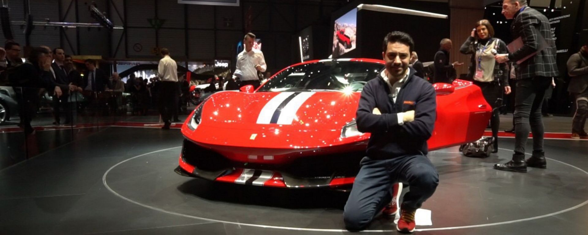 Ferrari 488 Pista Al Salone Di Ginevra Immagini Foto