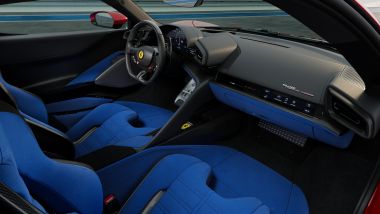 Ferrari 849 Testarossa: abitacolo racing sviluppato per una interazione più coinvolgente