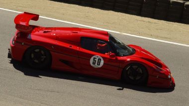 Ferrari F50 GT: una sessione di test in pista