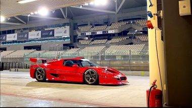 Ferrari F50 GT1 allo Yas Marina Circuit