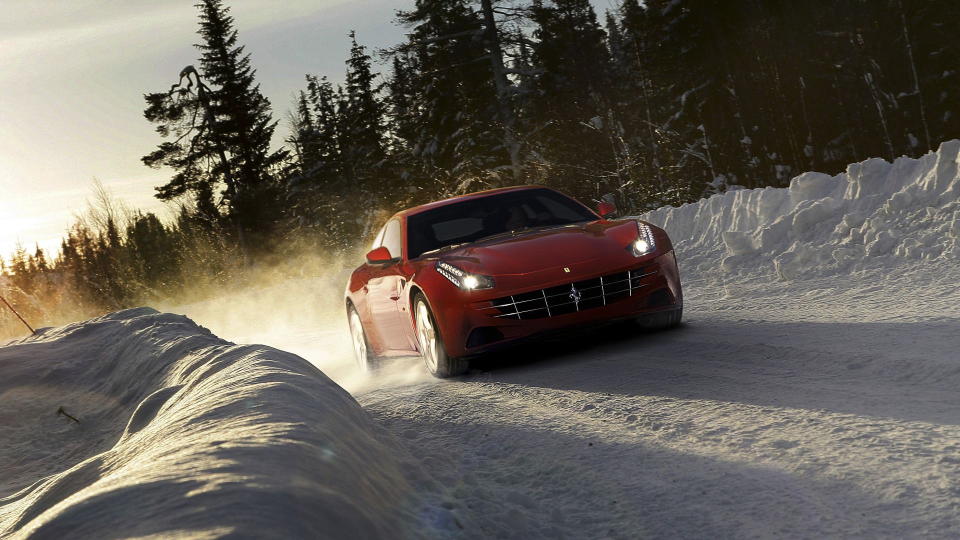 Игры машины зимой. Феррари фф зимой. Ferrari FF 2022. Машина зимой. Машина в снегу.