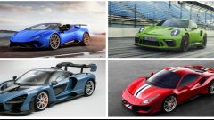 Ferrari, Porsche, Lamborghini, McLaren: sfida al Salone di Ginevra 2018