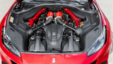 Ferrari Portofino M, il motore V8 turbo