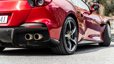 Ferrari Portofino M, la fiancata dalla 3/4 posteriore