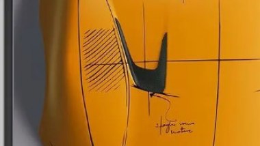 Ferrari Sketch Body: le indicazioni delle modifiche scritte a mano da Flavio Manzoni