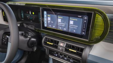 Fiat Grande Panda Hybrid Icon, lo schermo da 10 '' dell'infotainment