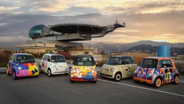 Fiat Topolino, le cinque edizioni uniche per i 100 anni di Disney