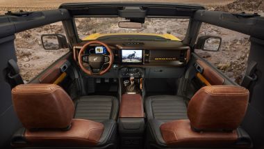 Ford Bronco 2021: gli interni